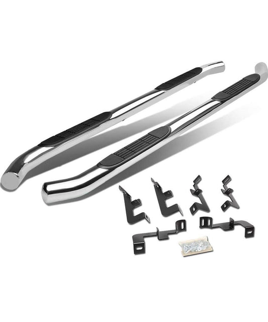 18-22 JEEP WRANGLER CHROME 3 INCH RUNNING BOARDS TUBES