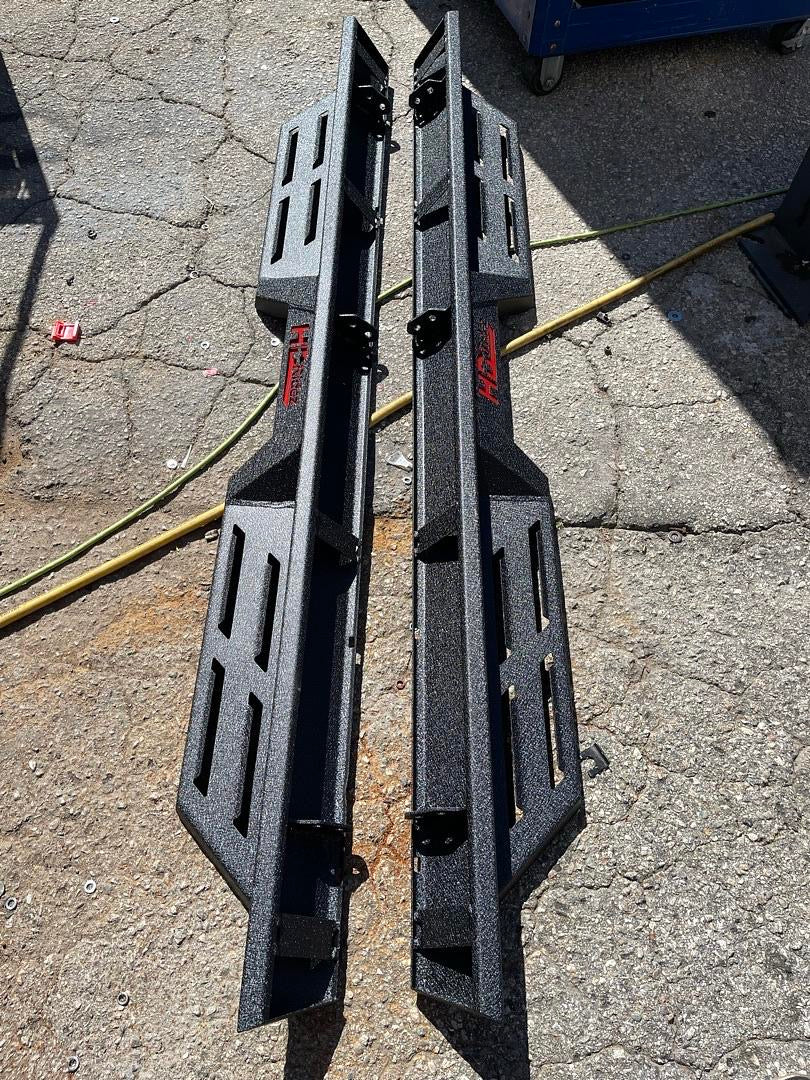 15-23 CHEVY COLORADO OFF ROAD STYLE TEXTURED RUNNING BOARDS EXTENDED CAB