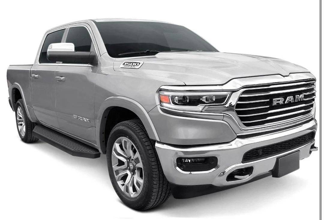 09-18 DODGE RAM CREW CAB 6INCH WITH BLACK POINTY NEW IB STYLE RUNNING BOARDS