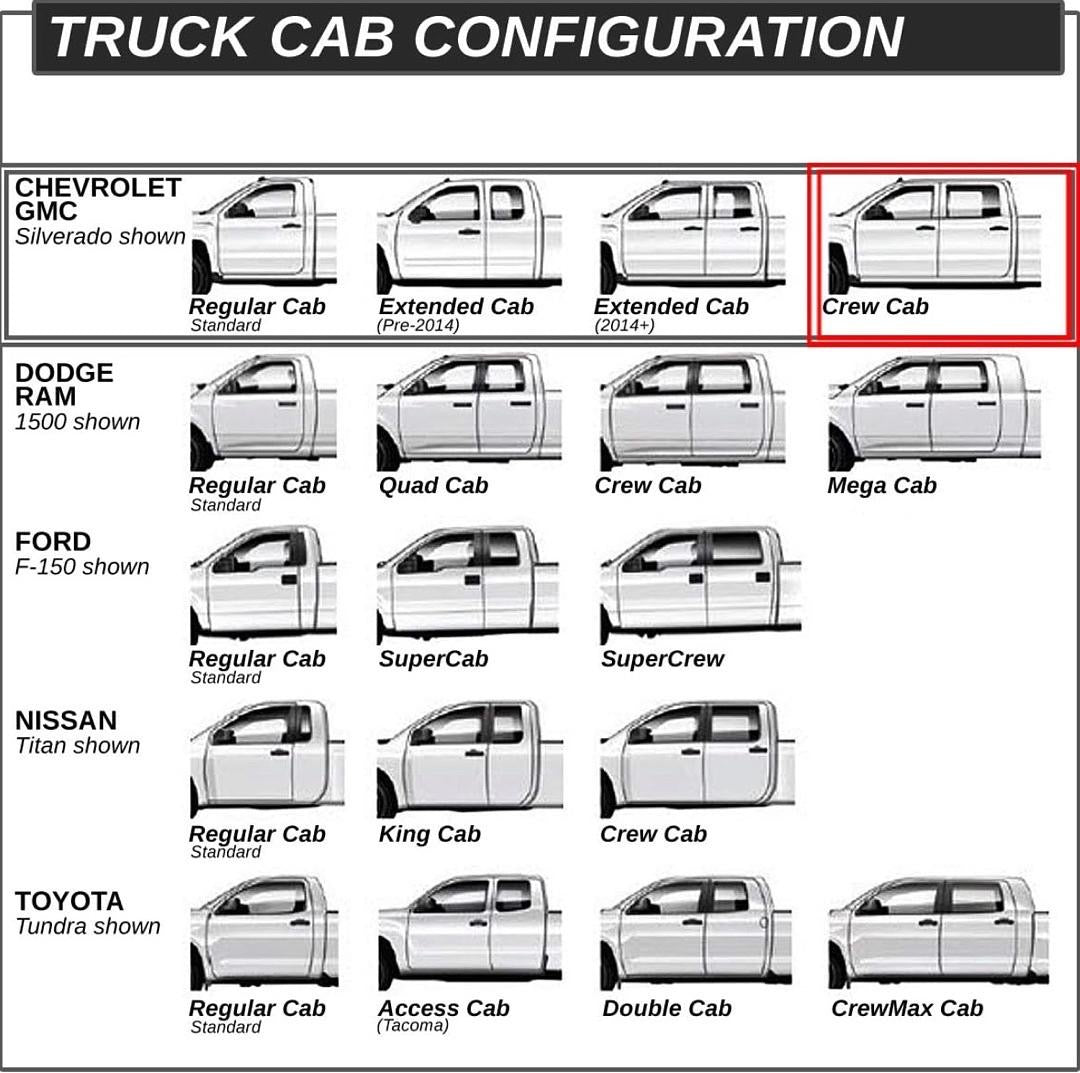 07-18 CHEVY SILVERADO 1500 CREW CAB/ GMC SIERRA / SILVER