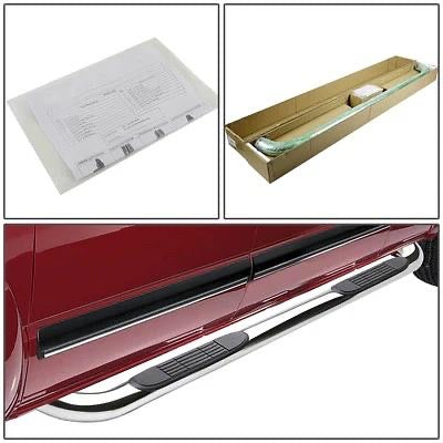 04-12 CHEVY COLORADO GMC CANYON EXTENDED CAB STAINLESS STEEL TUBES RUNNING BOARDS