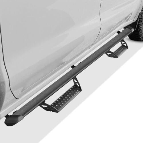 05-23 TOYOTA TACOMA CREW CAB PREDATOR BLACK STEP RUNNING BOARDS