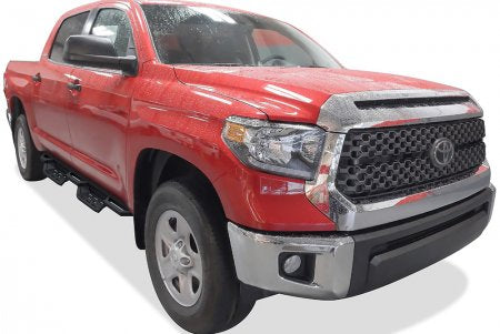 07-21 TOYOTA TUNDRA CREWMAX ONLY RUNNING BOARDS BLACK IARMOUR STEPPERS