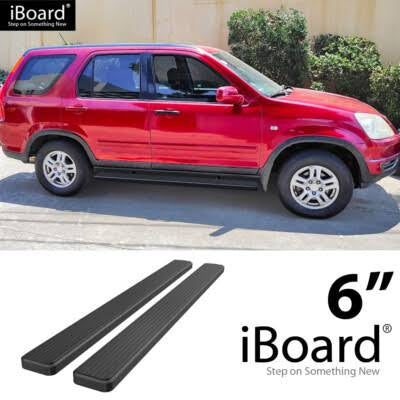 07-16 HONDA CRV REGULAR CAB BLACK 6INCH RUNNING BOARDS