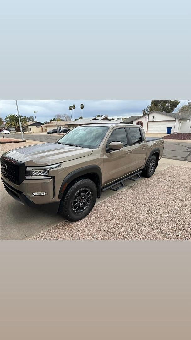 05-24 NISSAN FRONTIER BLACK TEXTURED OFF ROAD RUNNING BOARDS CREW CAB