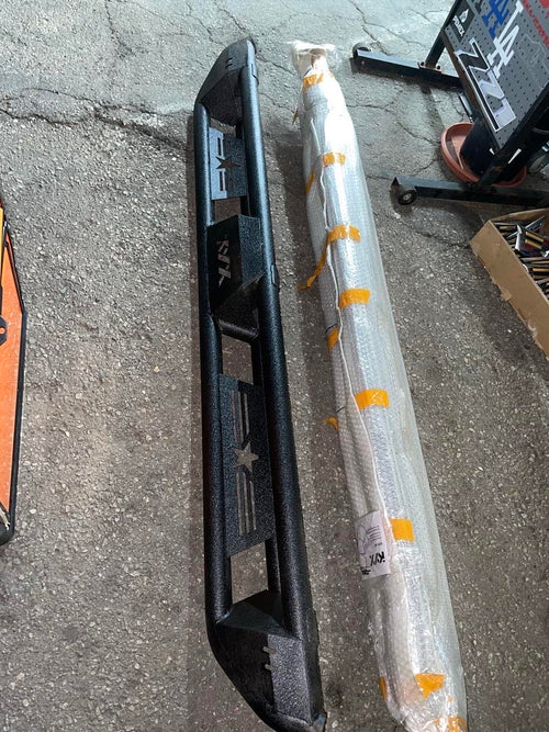 #28 10-21 TOYOTA 4RUNNER BLACK OFFROAD HEAVY DUTY RUNNING BOARDS