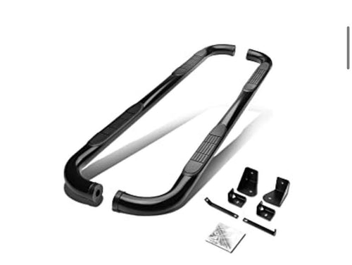 00-04 DODGE DAKOTA QUAD CAB RUNNING BOARDS BLACK