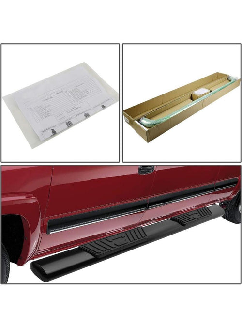 01-03 FORD F-150 CREW CAB BLACK OVAL 4INCH RUNNING BOARDS