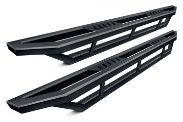 04-24 NISSAN TITAN EXTENDED CAB BLACK IARMOUR FLAT RUNNING BOARDS