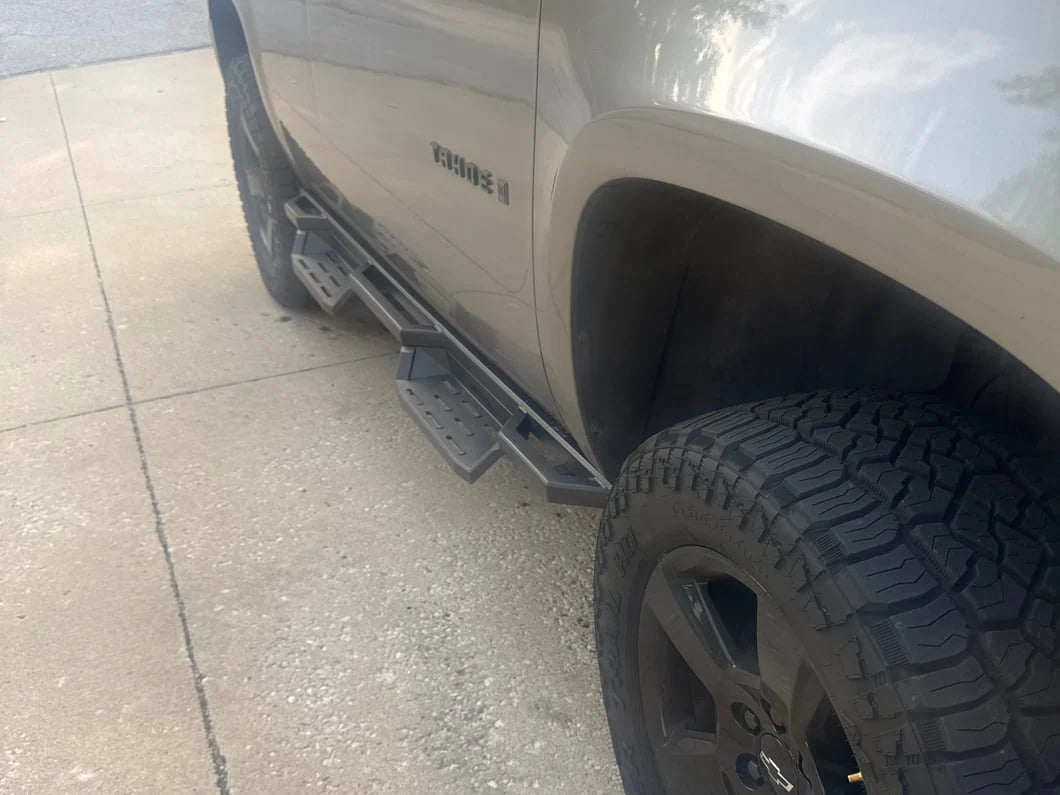 00-20 CHEVY TAHOE 4 DOOR IARMOR STEPPER OFF ROAD STYLE RUNNING BOARDS
