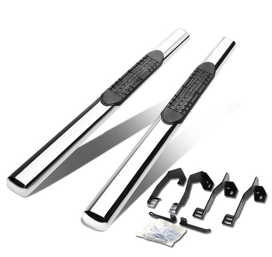 02-08 DODGE RAM CHROME 4 INCH REGUALR CAB SIDE STEP NERF BAR RUNNING BOARD