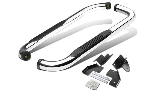 99-16 FORD F250 F350 F-450 F550 SUPER DUTY REGULAR CAB SIDE STEP NERF BAR - POLISHED