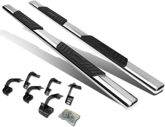 15-20 F-150 17-20 F-250 F-350 SUPER CREW CAB CHROME 5IN OVAL RUNNING BOARD