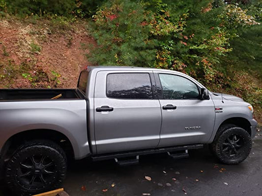 #39 07-20 TOYOTA TUNDRA CREW CAB MAX BLACK SIDE STEPS