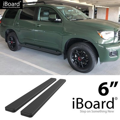 08-13 TOYOTA SEQUOIA 6” BLACK UNIVERAL RUNNING BOARD