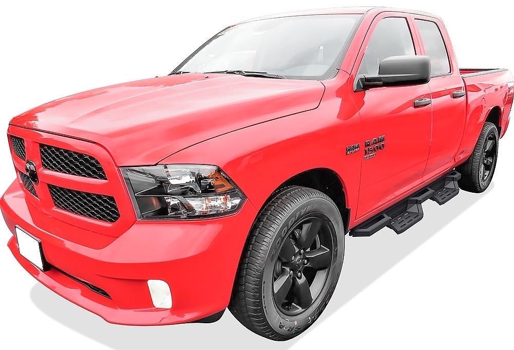 09-18 DODGE RAM 1500 CREW CAB STEPS IARMOR BLACK /OFF-ROAD