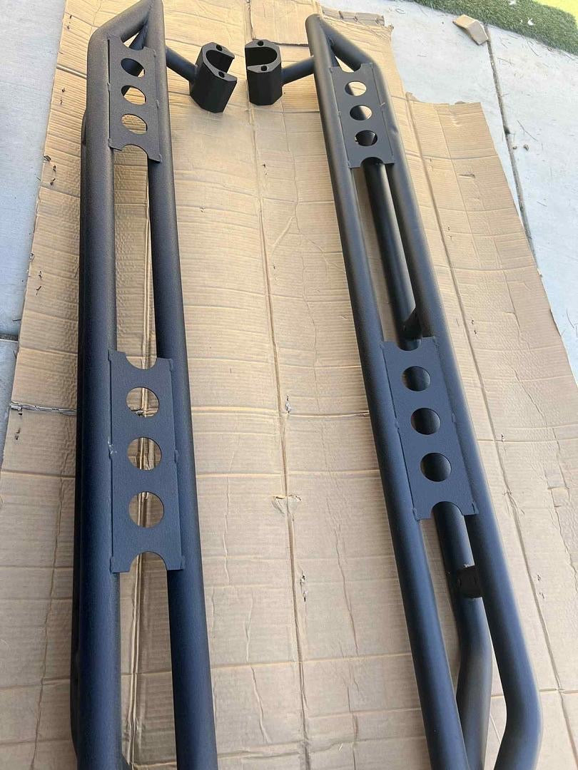 4X4-T132 07-17 JEEP WRANGLER JK ROCK CRAWLER SIDE STEP HEAVY DUTY OFFROAD