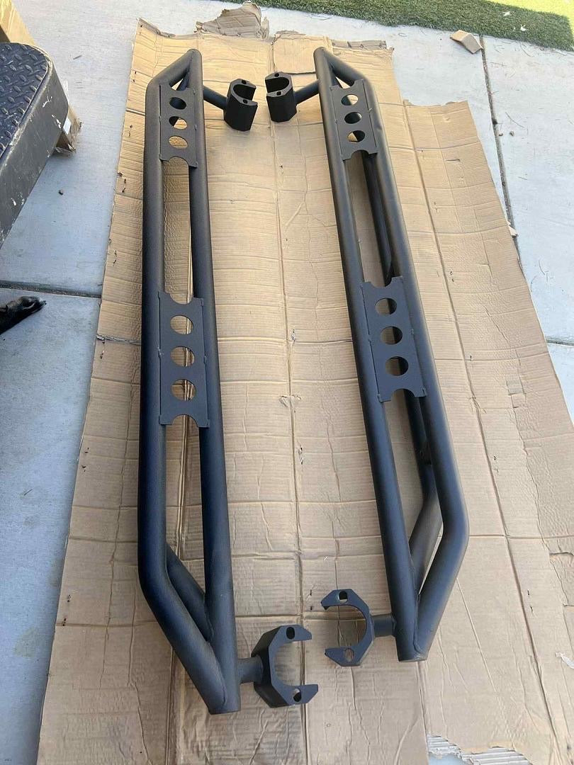 4X4-T132 07-17 JEEP WRANGLER JK ROCK CRAWLER SIDE STEP HEAVY DUTY OFFROAD