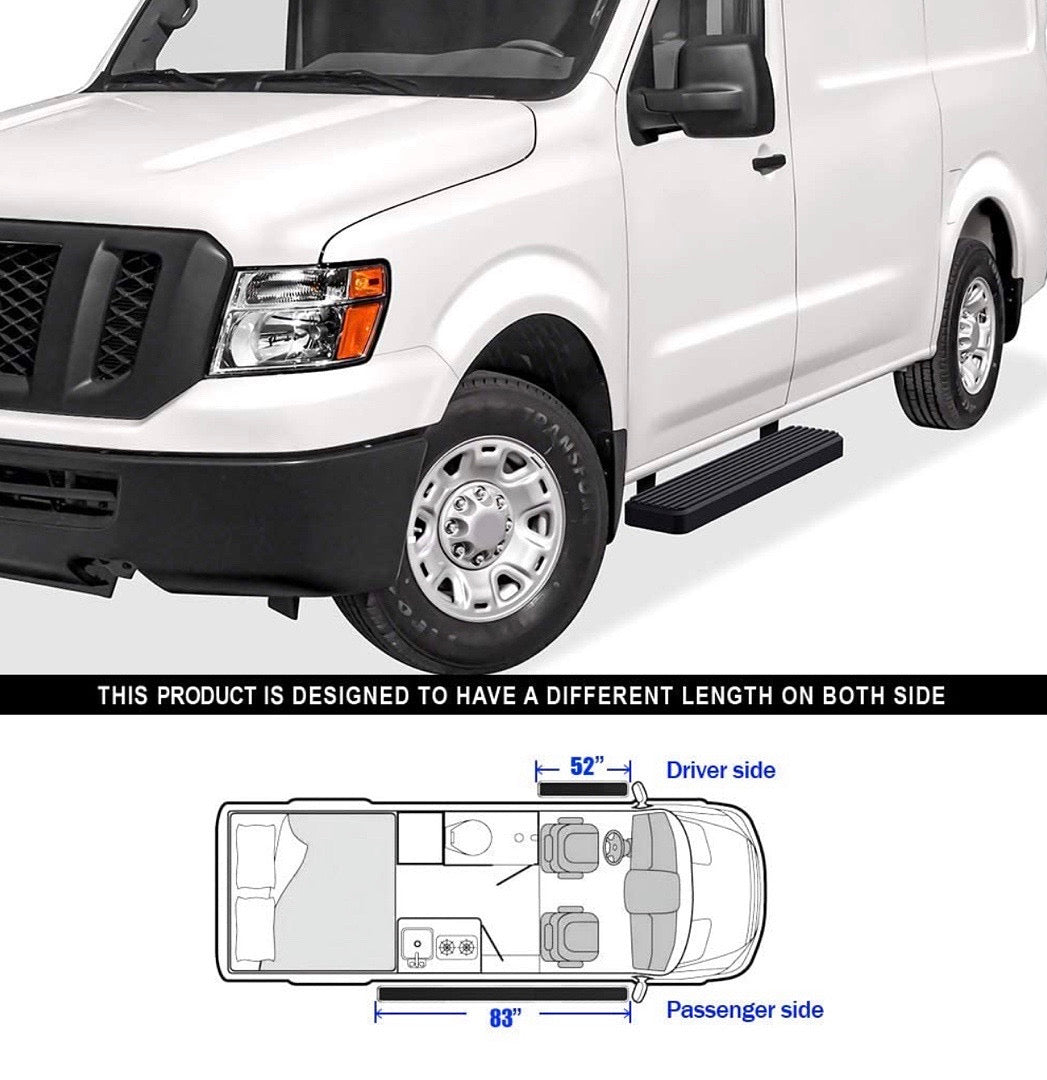 12-21 NISSAN NV 5INCH BLACK 1500/2500/3500