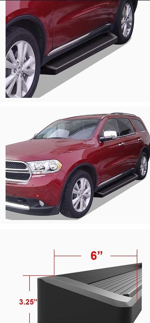 11-20 DODGE DURANGO 6IN BLACK WITH LIP