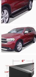 11-20 DODGE DURANGO 6IN BLACK WITH LIP