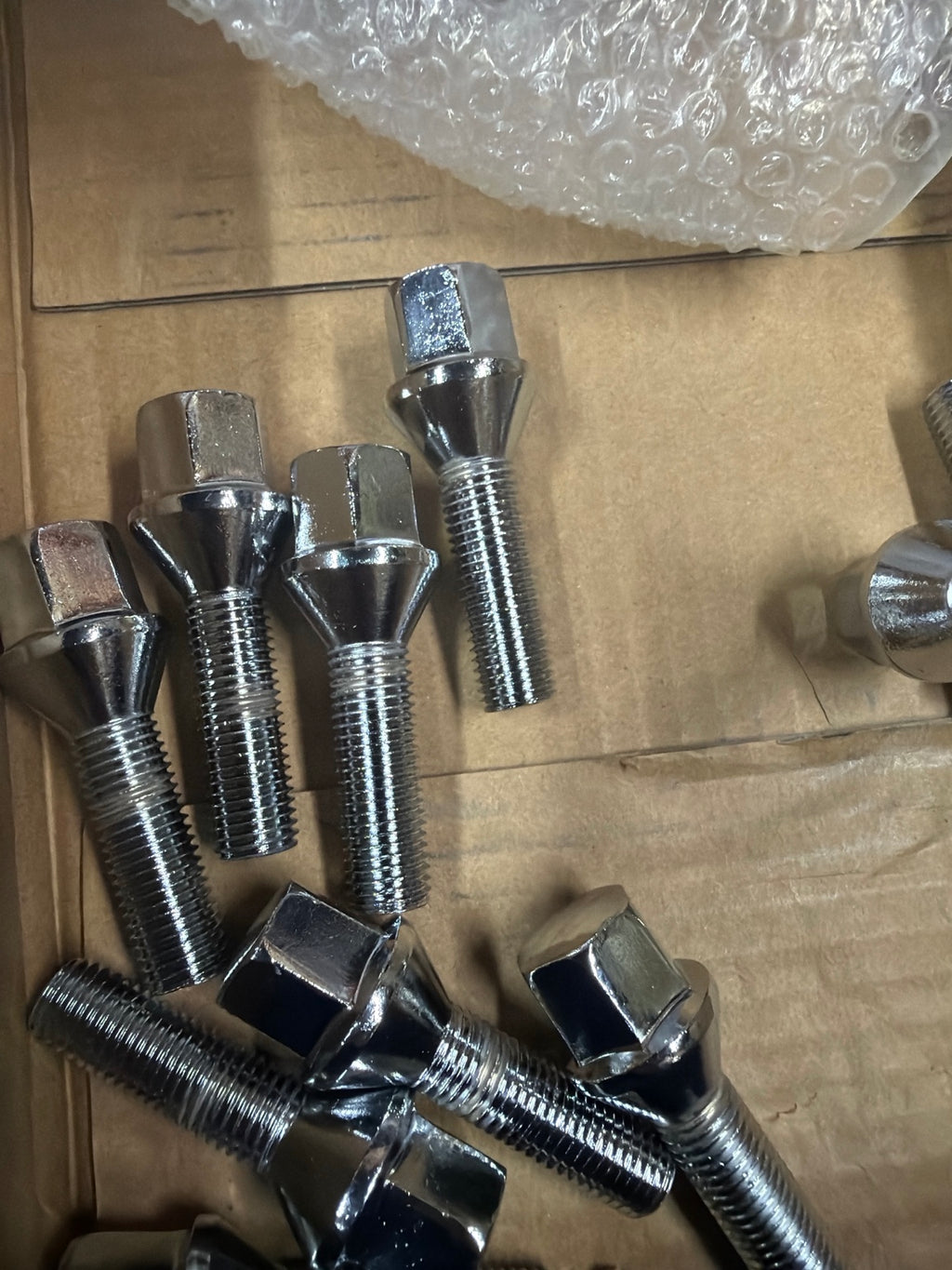 Actual mounting bolts