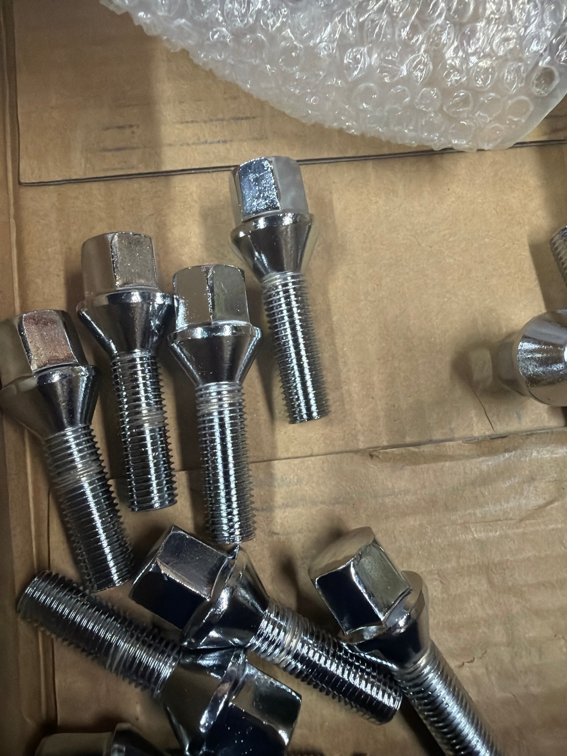 Actual mounting bolts