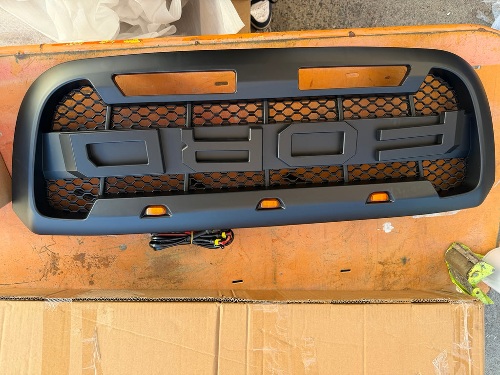 KRN-FD-106-1 actual grille, letters and wiring harness