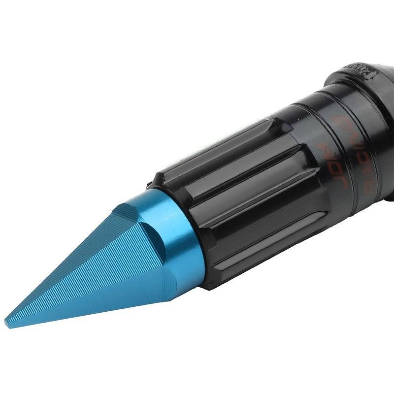 LN-ZTL-9032-15-LB light blue spike-cap lug nut set - detail