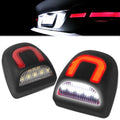 Chevrolet / GMC / Cadillac LED License Plate Lights With Red C Accent - Pair — view 1