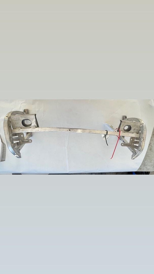 # 09-13 chevy corvette 04-09 cadillac XLR front bumper impact bar skid plate aluminum OEM Part 36x14 inches