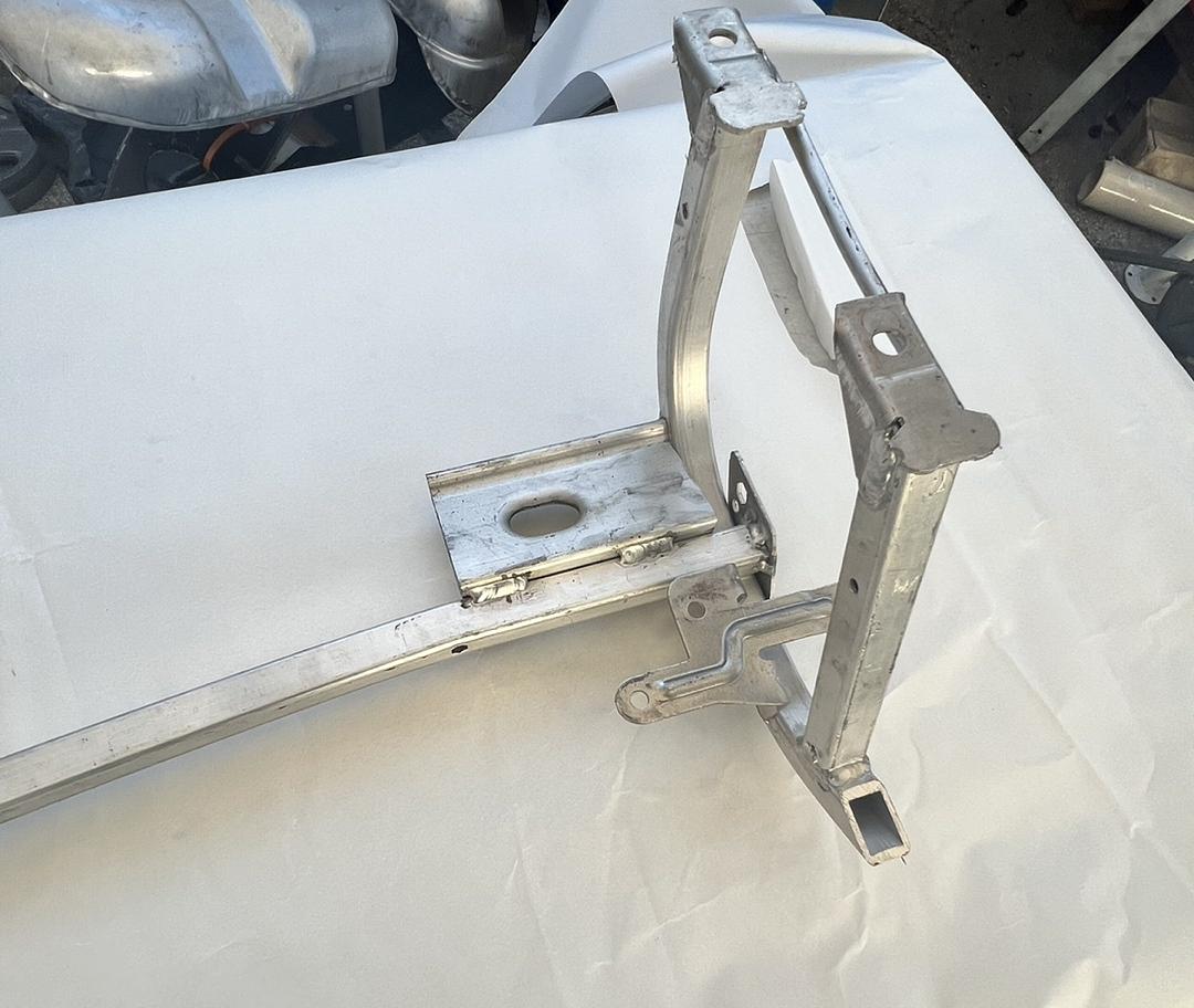 # 09-13 chevy corvette 04-09 cadillac XLR front bumper impact bar skid plate aluminum OEM Part 36x14 inches