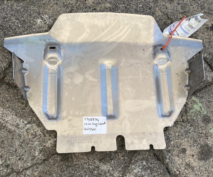 # 17-22 chevy colorado zr2 lower splash shield skid plate metal