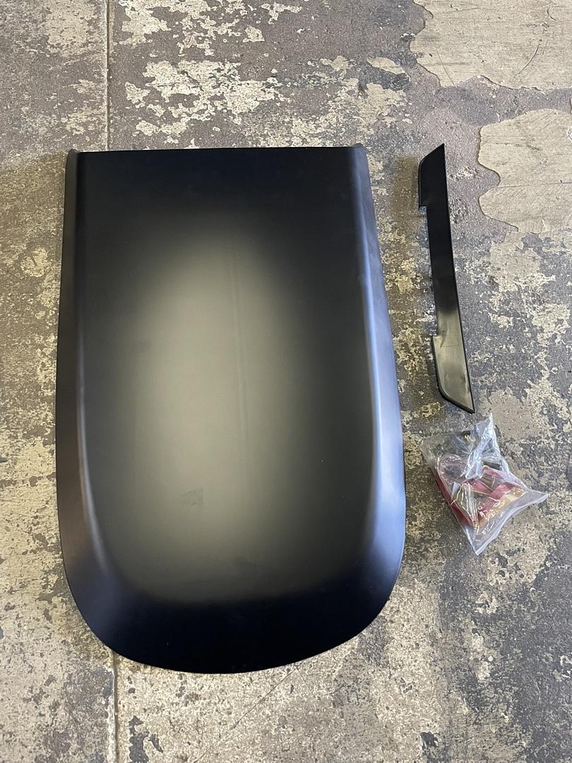 RACING HOOD SCOOP VENT COVER 05-09 FORD MUSTANG IN BLACK