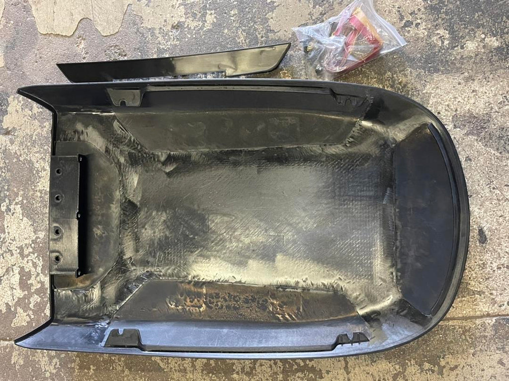 RACING HOOD SCOOP VENT COVER 05-09 FORD MUSTANG IN BLACK