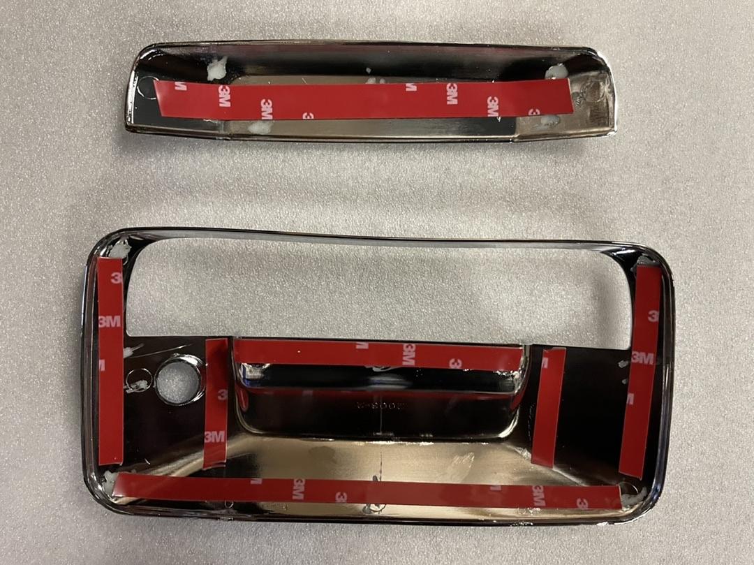 14-15 CHEVY SILVERADO CHROME HANDLE COVER TAILGATE