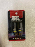 194 T-10 WHITE PAIR OF LED BULBS DAYLEAD