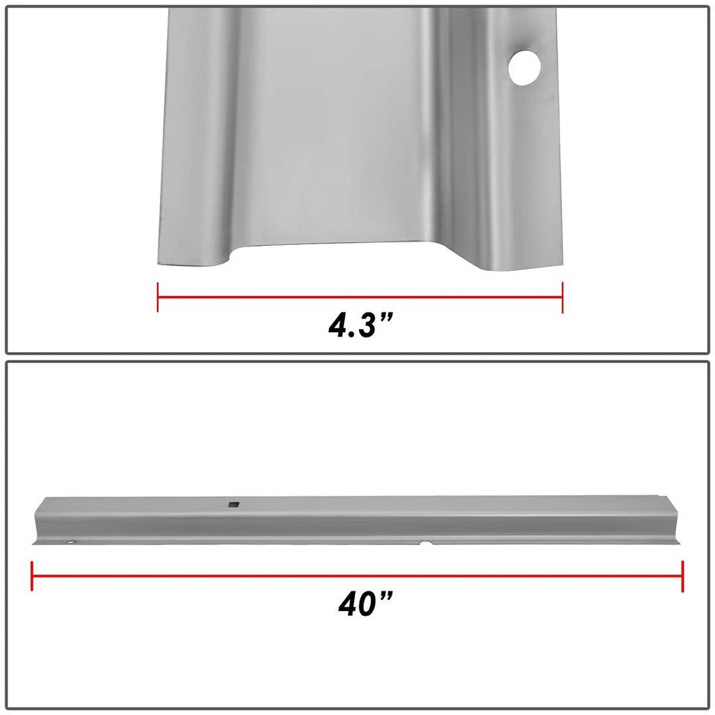 00-05 FORD EXCURSION SILVER ROCKER PANELS