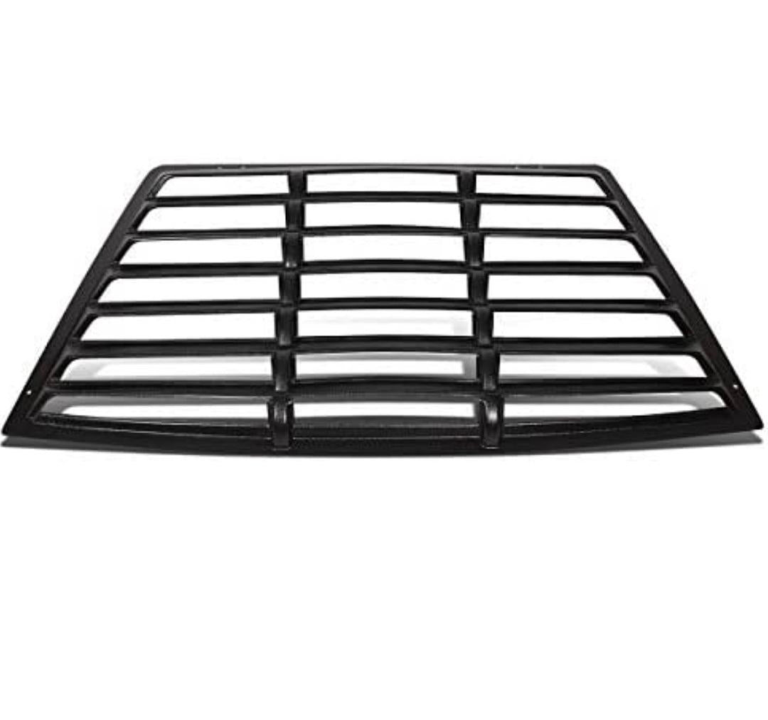 79-93 FORD MUSTANG FASTBACK BLACK WINDOW LOUVER