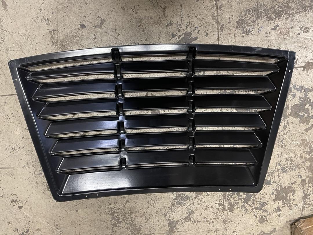 79-93 FORD MUSTANG FASTBACK BLACK WINDOW LOUVER
