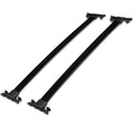 01-07 TOYOTA HIGHLANDER BLACK ALUMINUM TOP RAIL ROOF RACK CROSS BAR