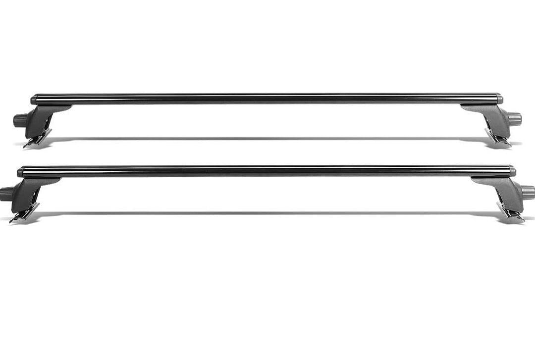 50" ALUMINUM CARGO ROOF RACKS W/ ADJUSTABLE MOUTING CLAMPS FOR CAR WITHOUT FLUSH MOUNTED ROOF RAIL