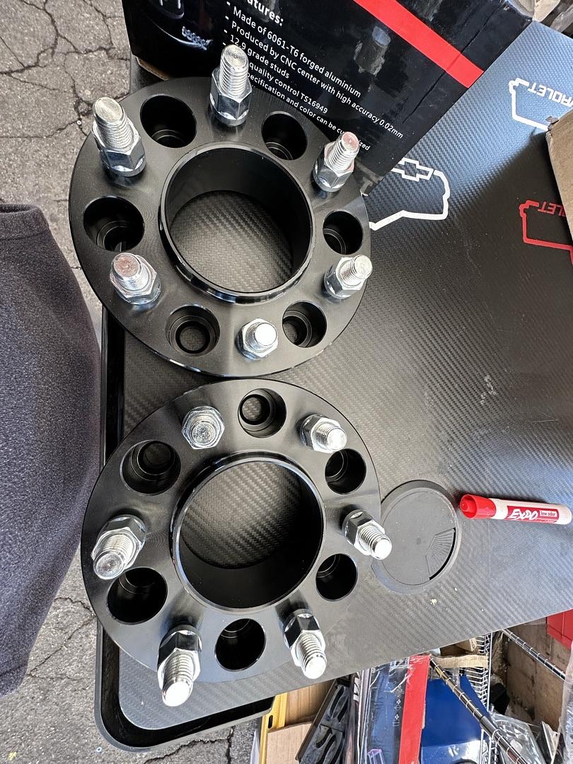 2016 FORD F-150 XL WHEEL SPACER ADAPTERS BLACK