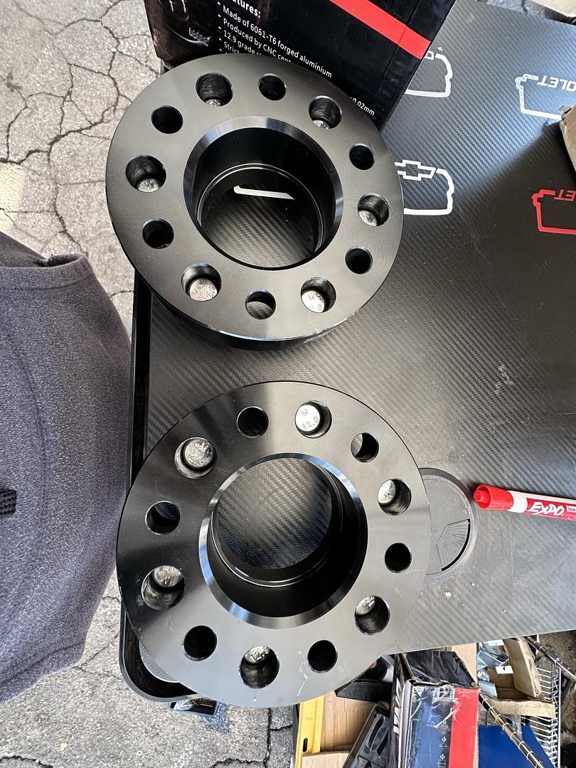 2016 FORD F-150 XL WHEEL SPACER ADAPTERS BLACK