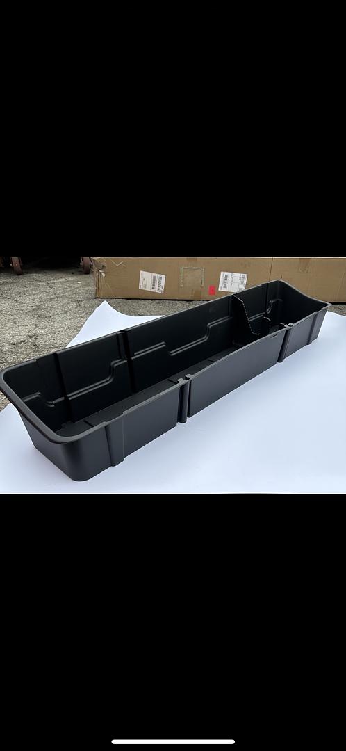 15-19 F150 CREW CAB LIGHT WEIGHT REAR UNDER SEAT CARGO STORAGE CASE ORGANIZER