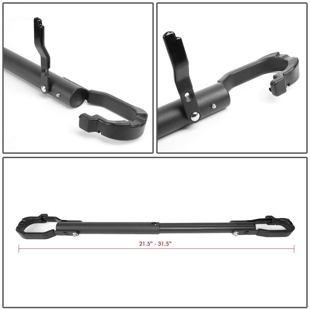 UNIVERSAL BICYCLE TUBE TOP ADAPTOR BIKE RACK CARRIER EXTENSION BAR, BLACK