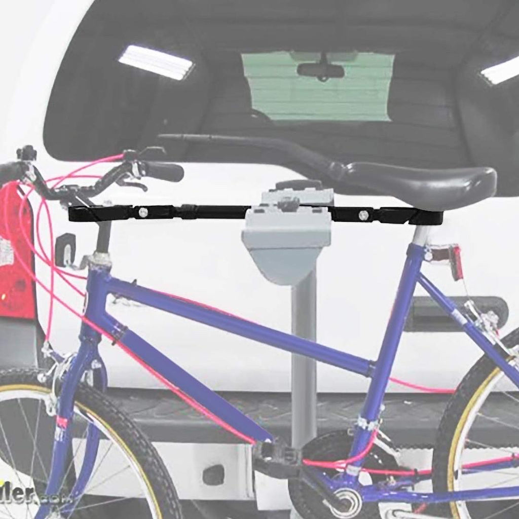 UNIVERSAL BICYCLE TUBE TOP ADAPTOR BIKE RACK CARRIER EXTENSION BAR, BLACK
