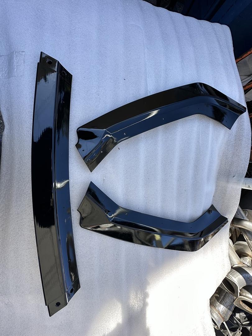 13-16 SCION FRS GLOSSY BLACK FRONT BUMPER LIP CS STYLE