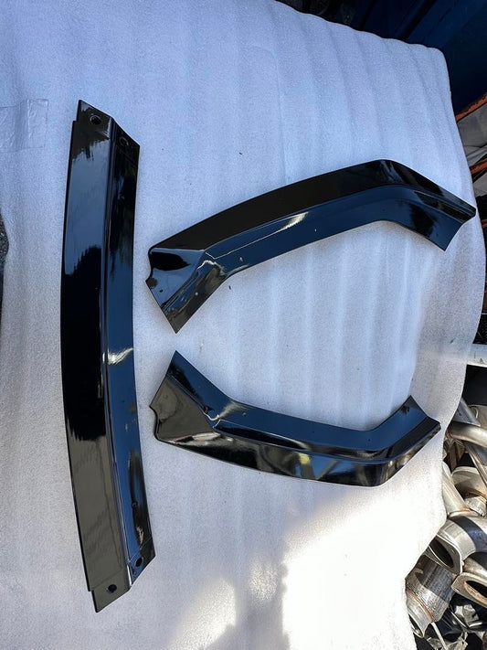 13-16 SCION FRS GLOSSY BLACK FRONT BUMPER LIP CS STYLE
