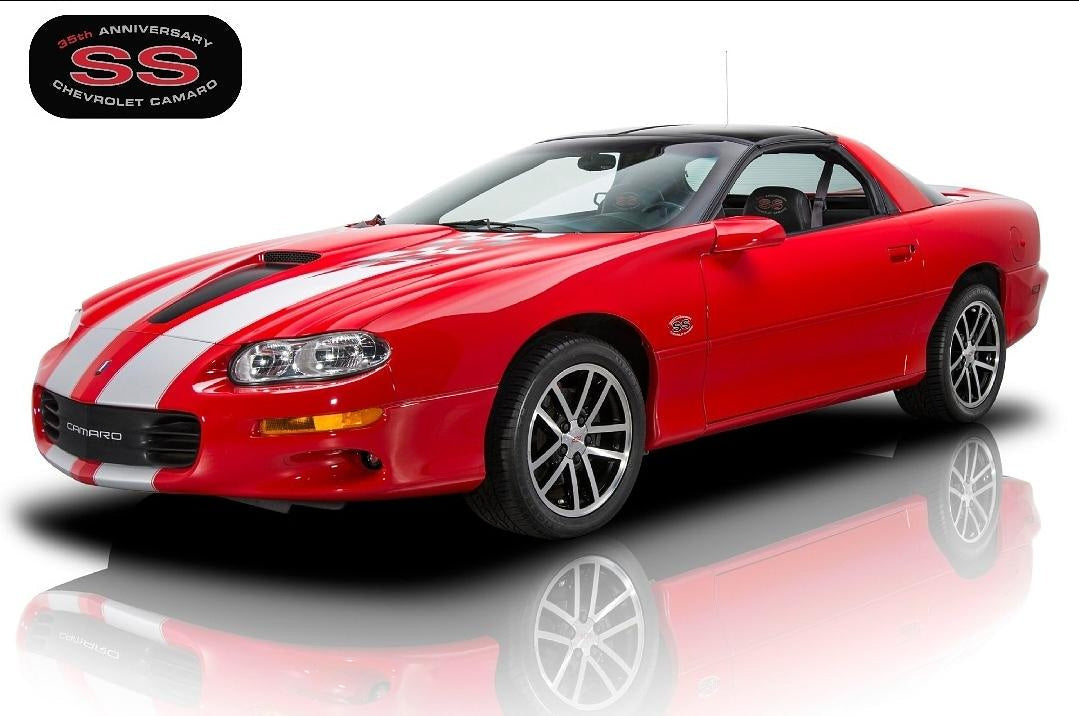 35th Anniversary Red Camaro Poster